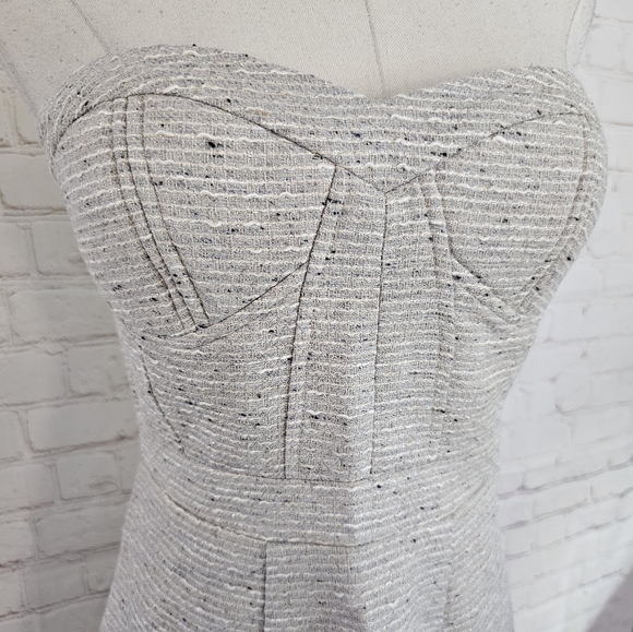 Jessica Simpson Sweetheart Shimmery Tweed Dress | Size 3/4 | NWOT - Picture 3 of 10